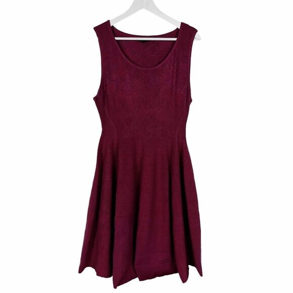 Torrid Womens Mini Sweater Skater Dress Size 1X Rust Orange Red 11506376 - Picture 3 of 9